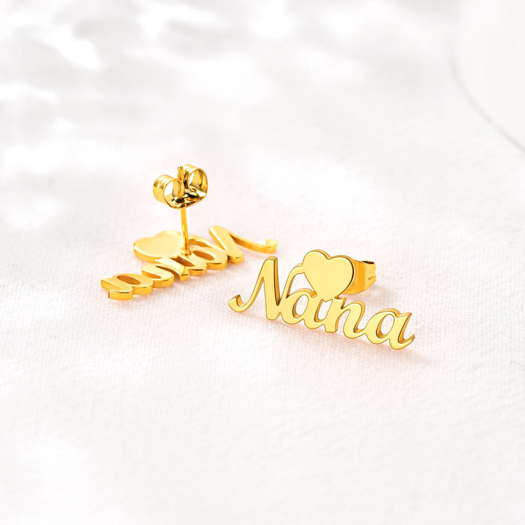 Personalized Name Earrings #007