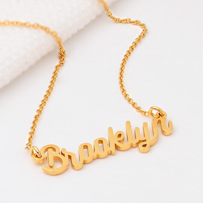 Personalized Cursive Name Necklace #0022