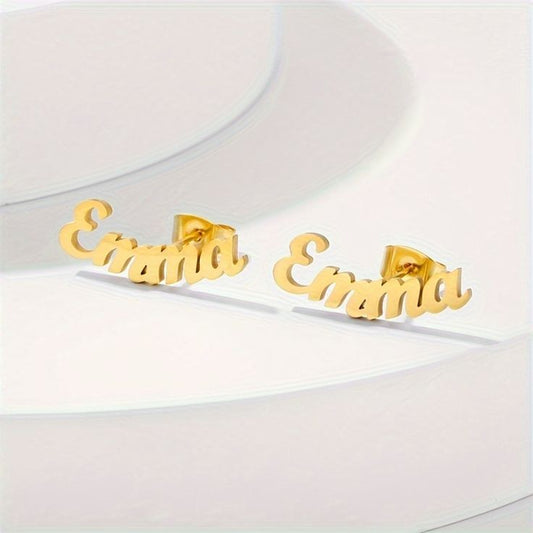 Personalized Name Earrings #008